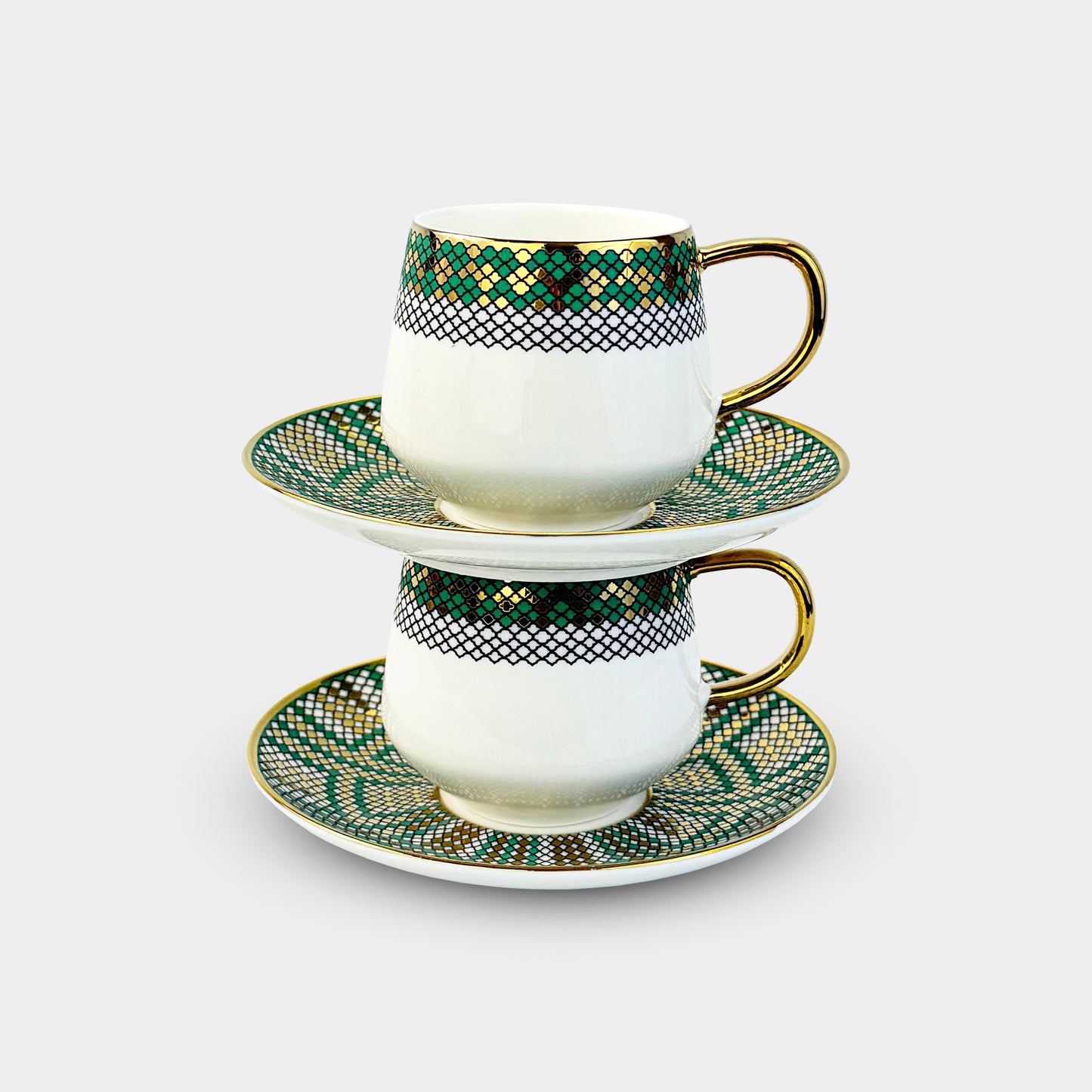 Marrakech Mosaic Coffee Cup Set - 6 Pieces