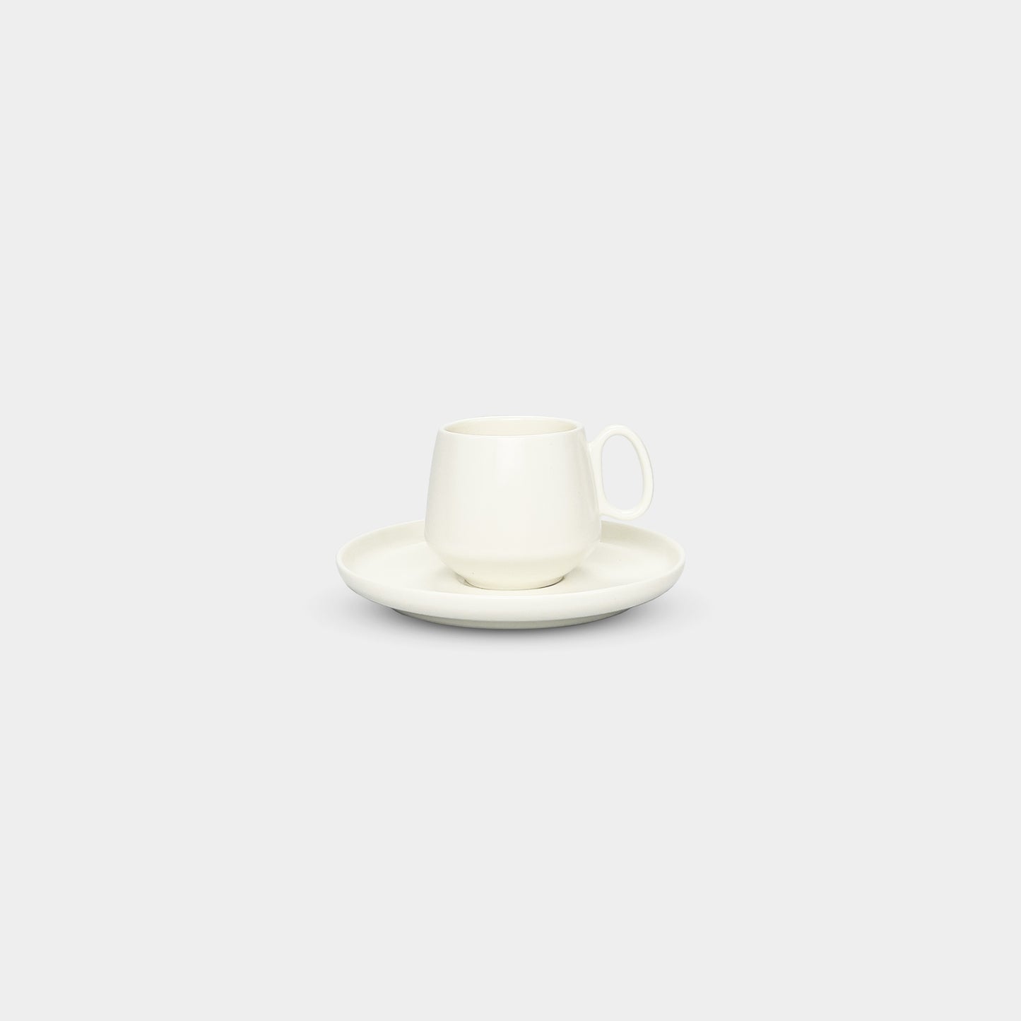 White Minimalist Coffee/Tea Cup Set of 6