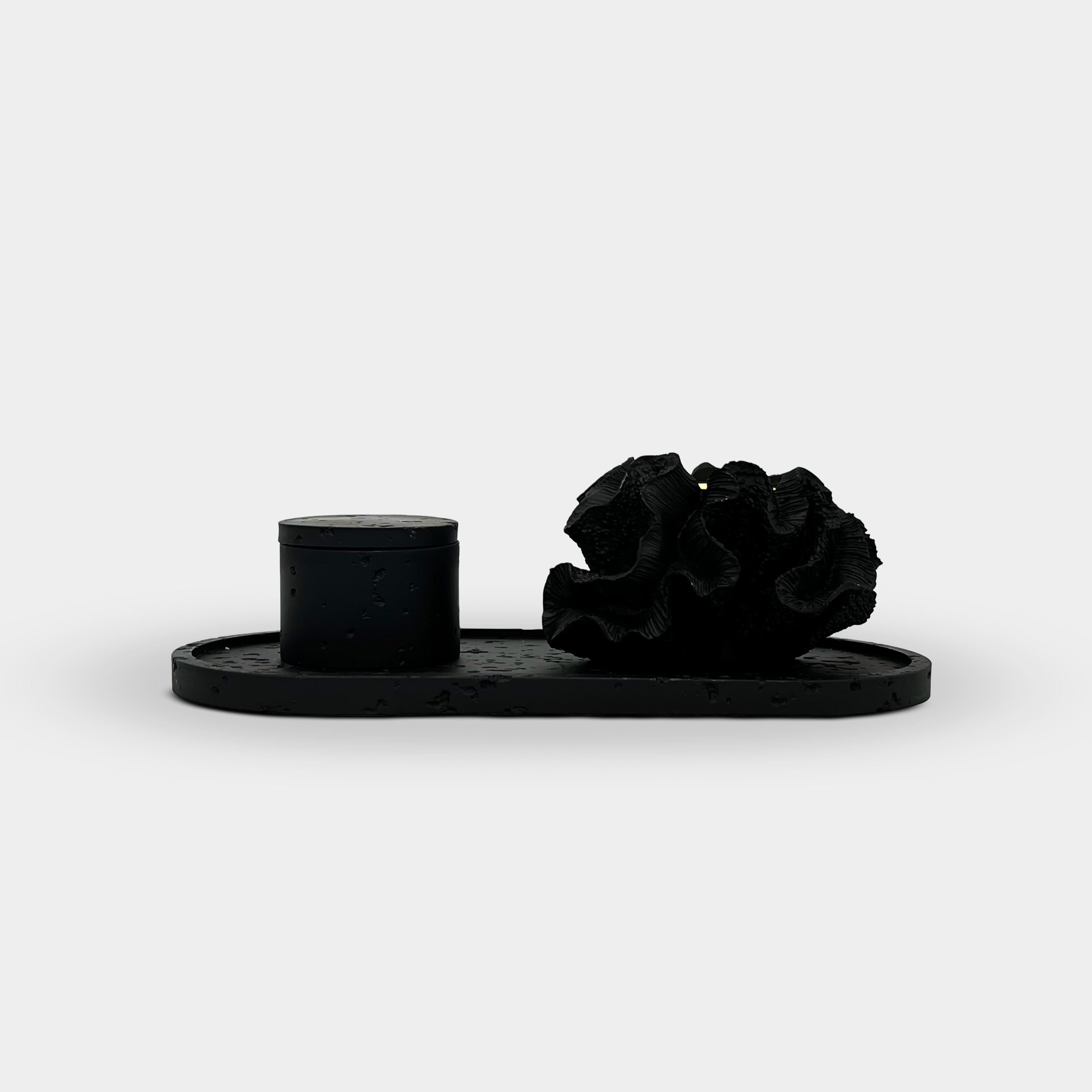 Black Ruffle Incense Burner