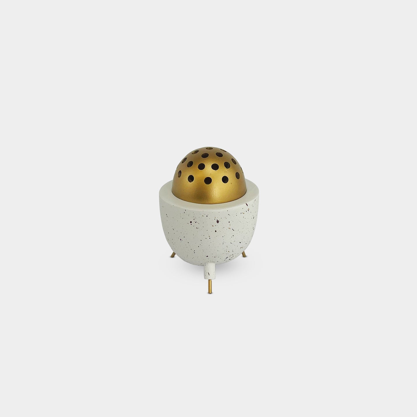 Gold Globe Incense Burner