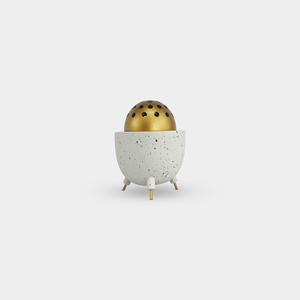 Gold Globe Incense Burner