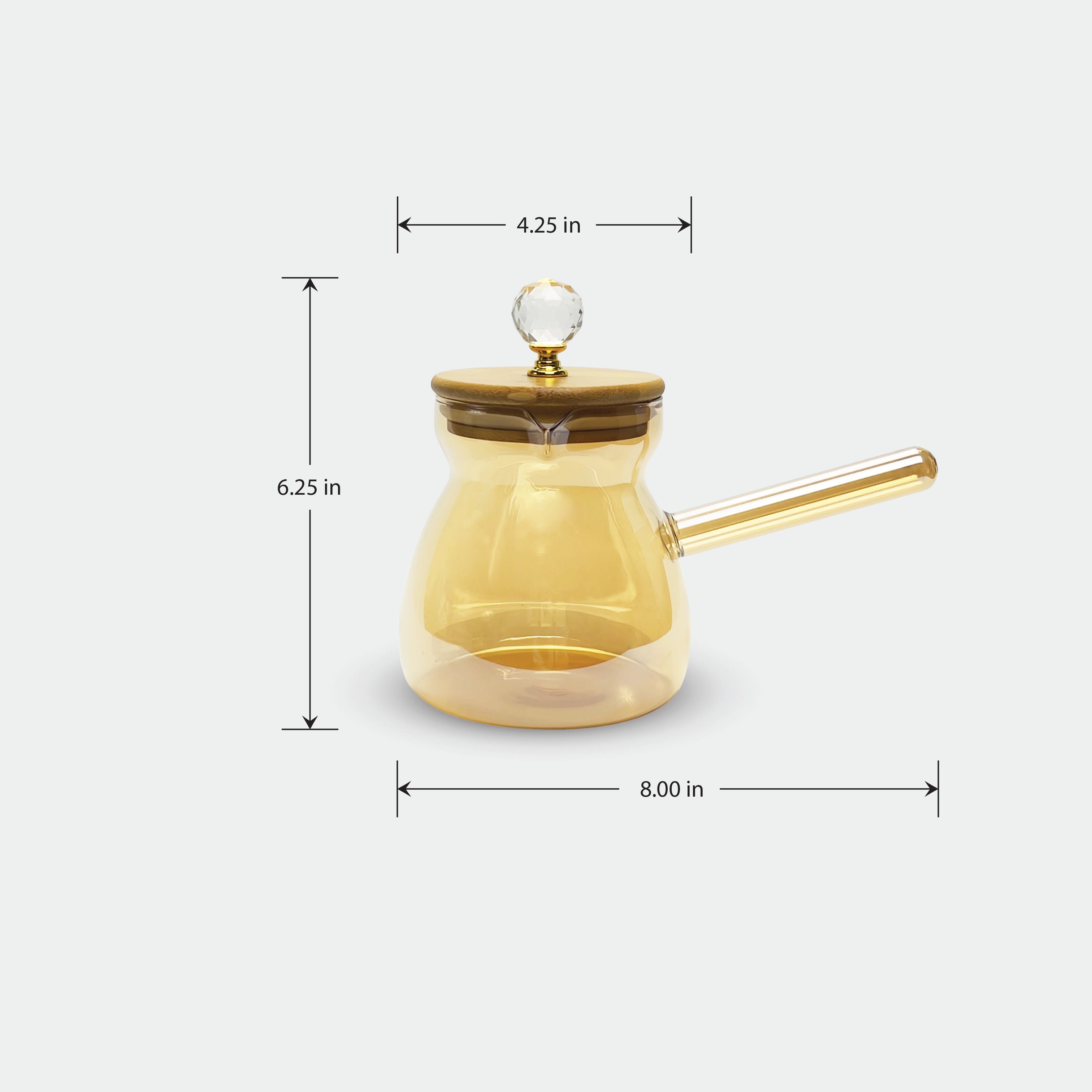 Small Crystal Luxe Coffee Pot