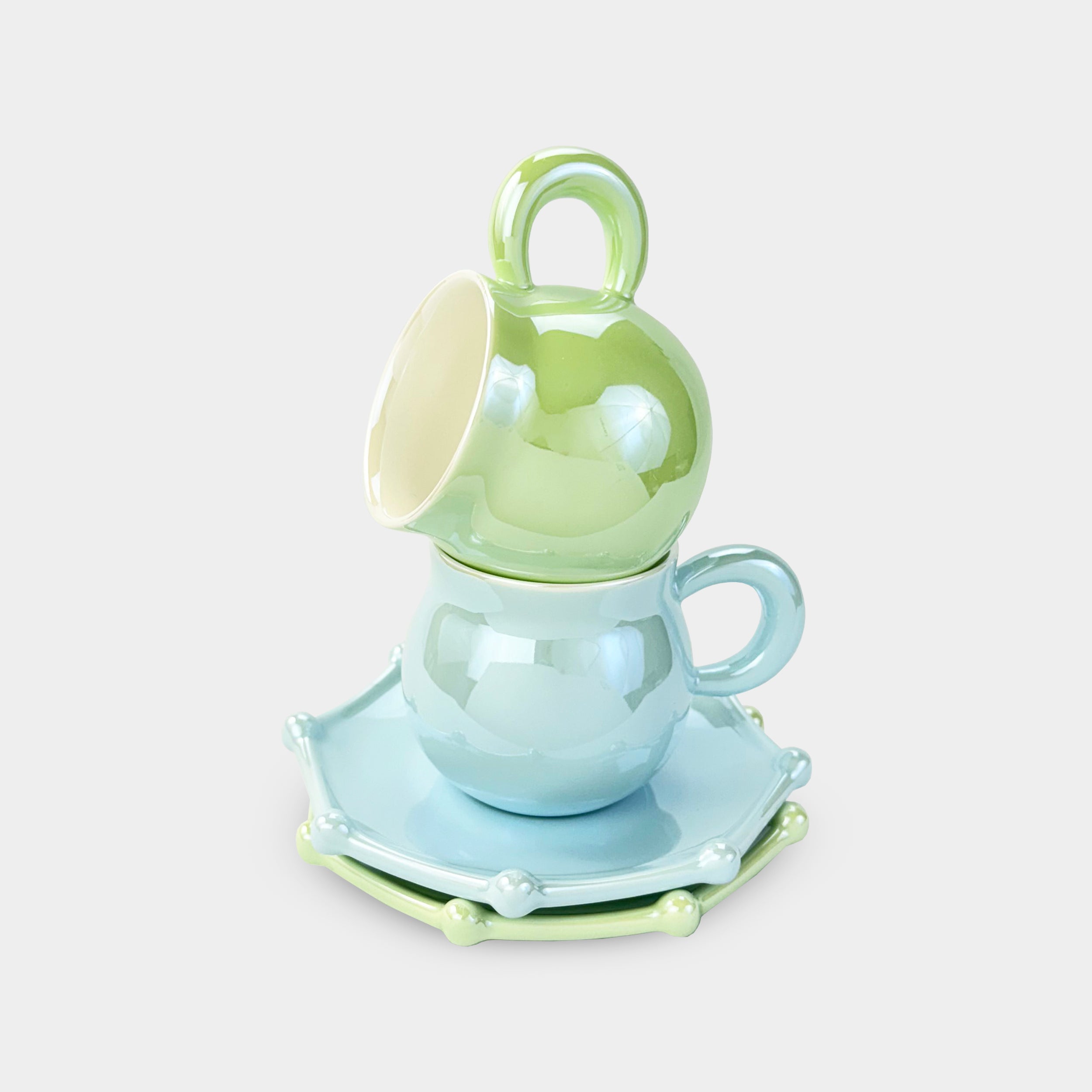 Pearl Glow Cup Set – 6 Colors