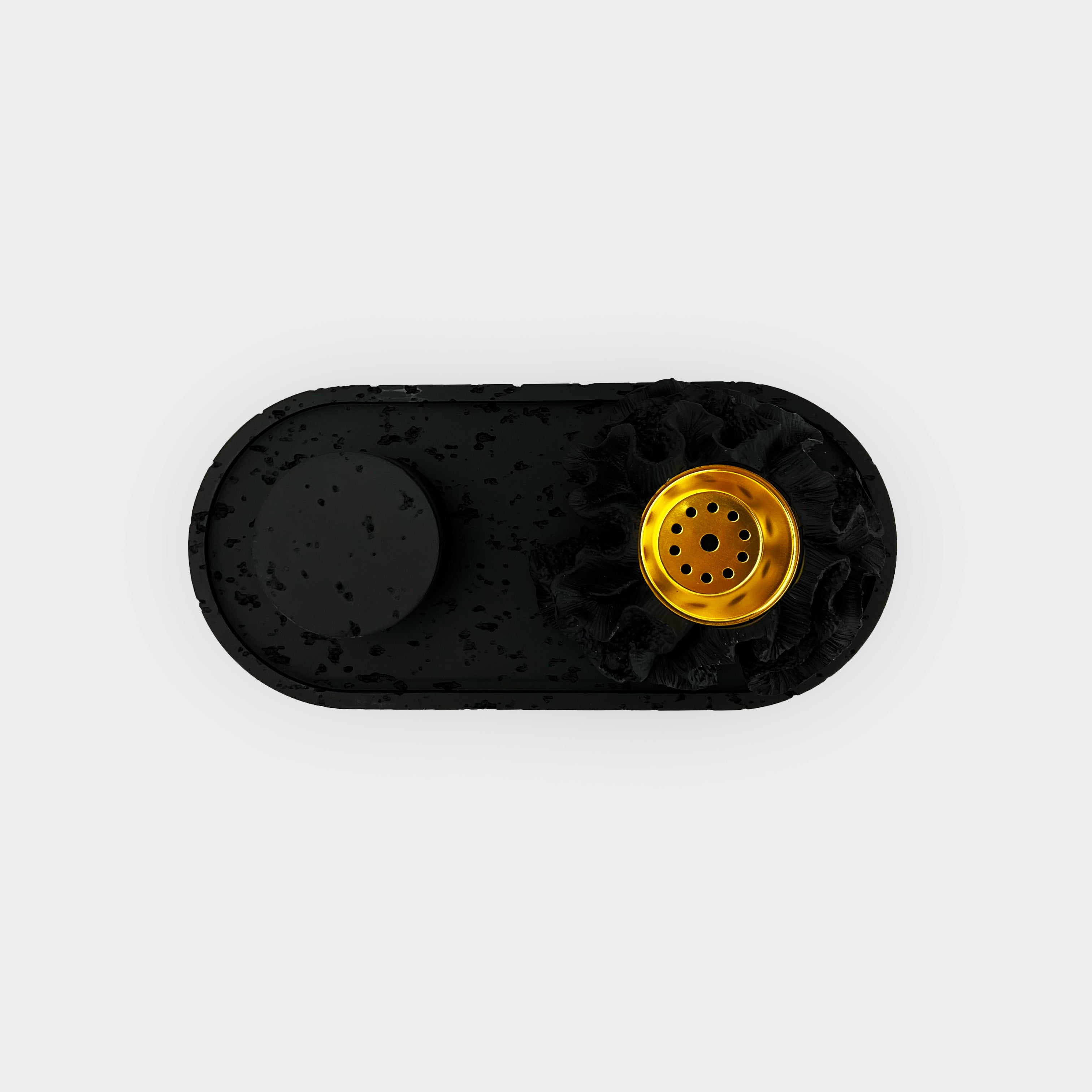 Black Ruffle Incense Burner