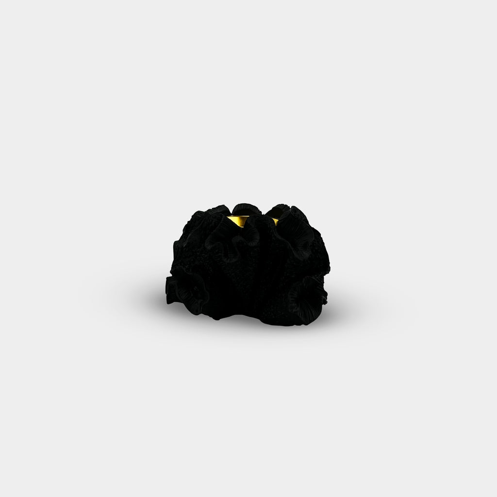 Black Ruffle Incense Burner