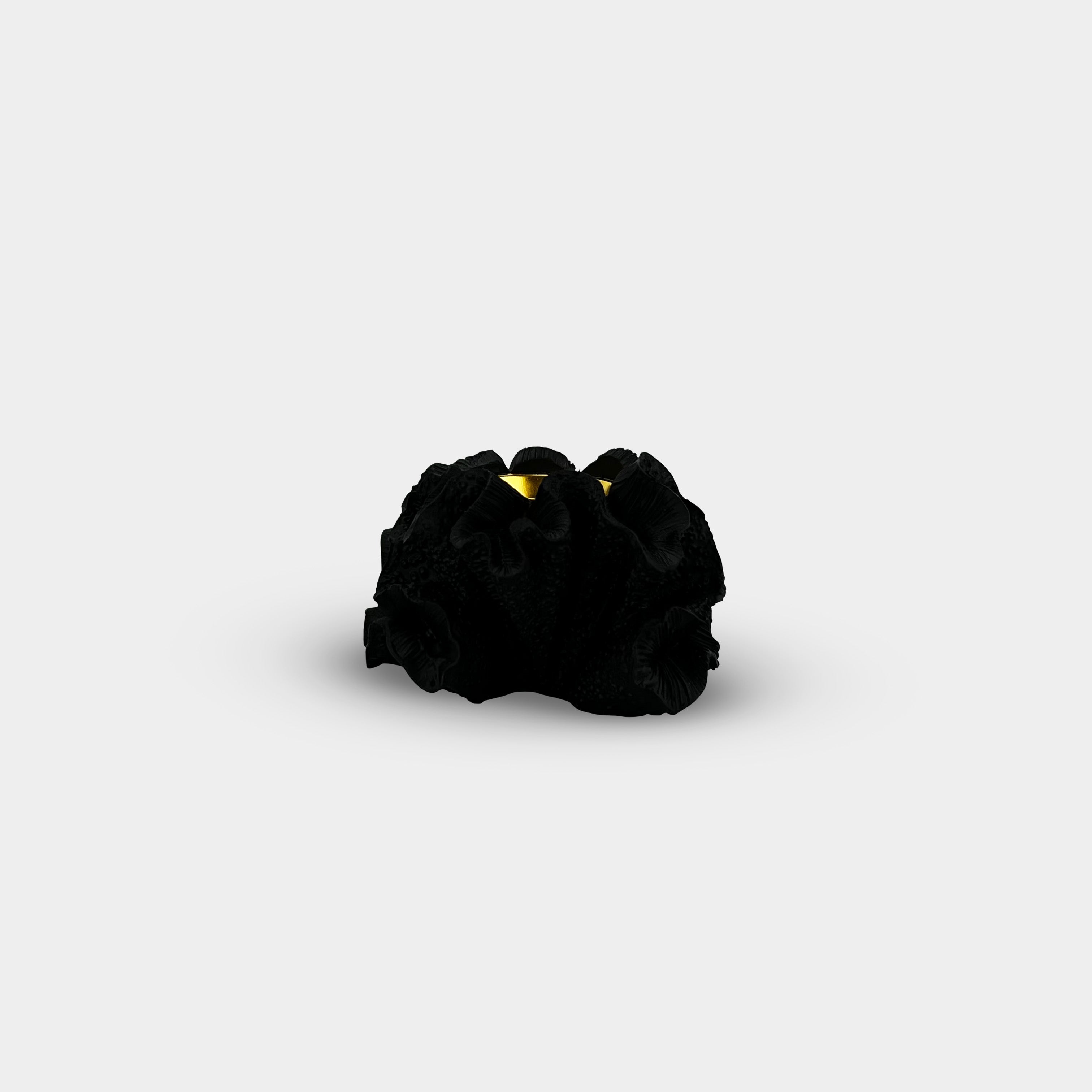 Black Ruffle Incense Burner