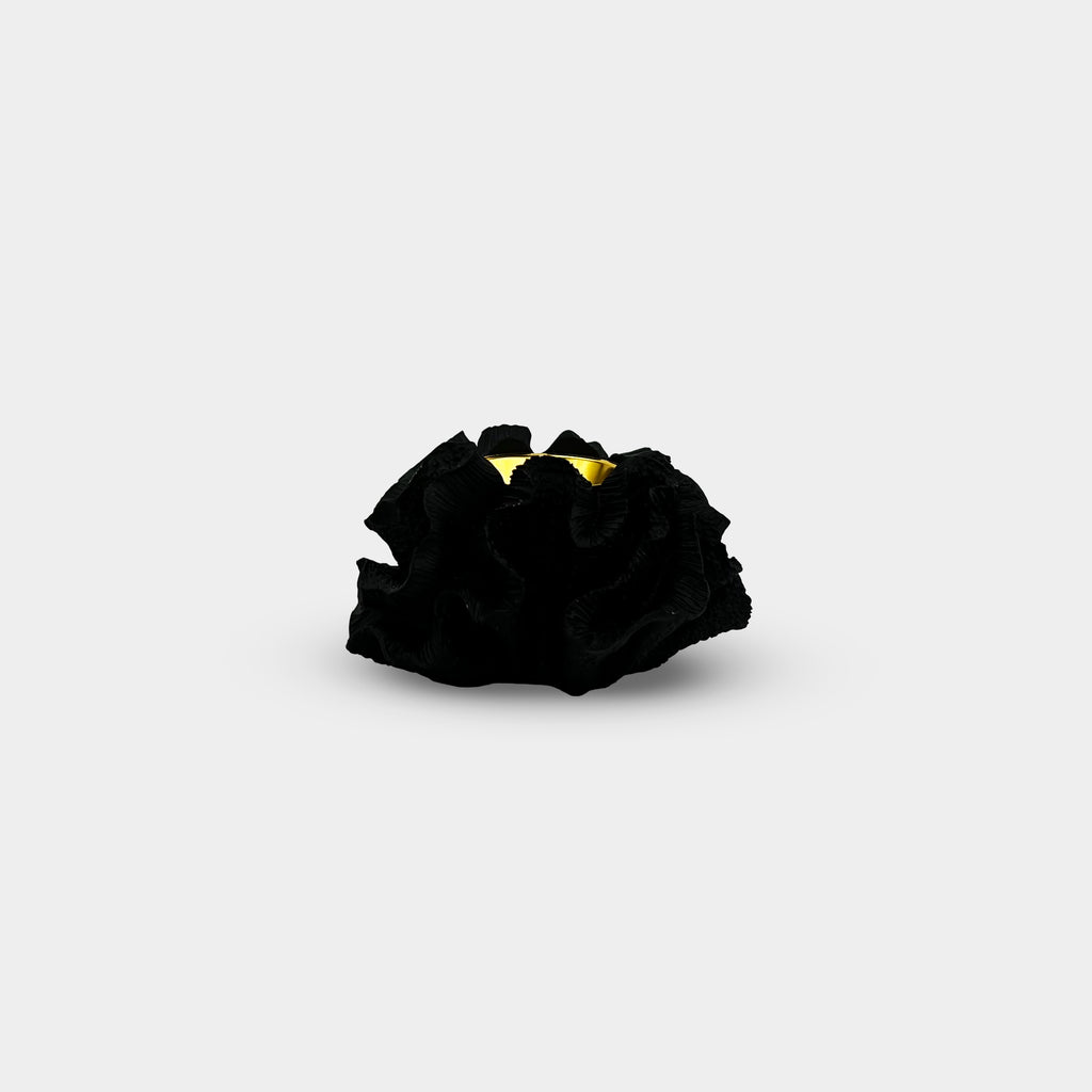 Black Ruffle Incense Burner