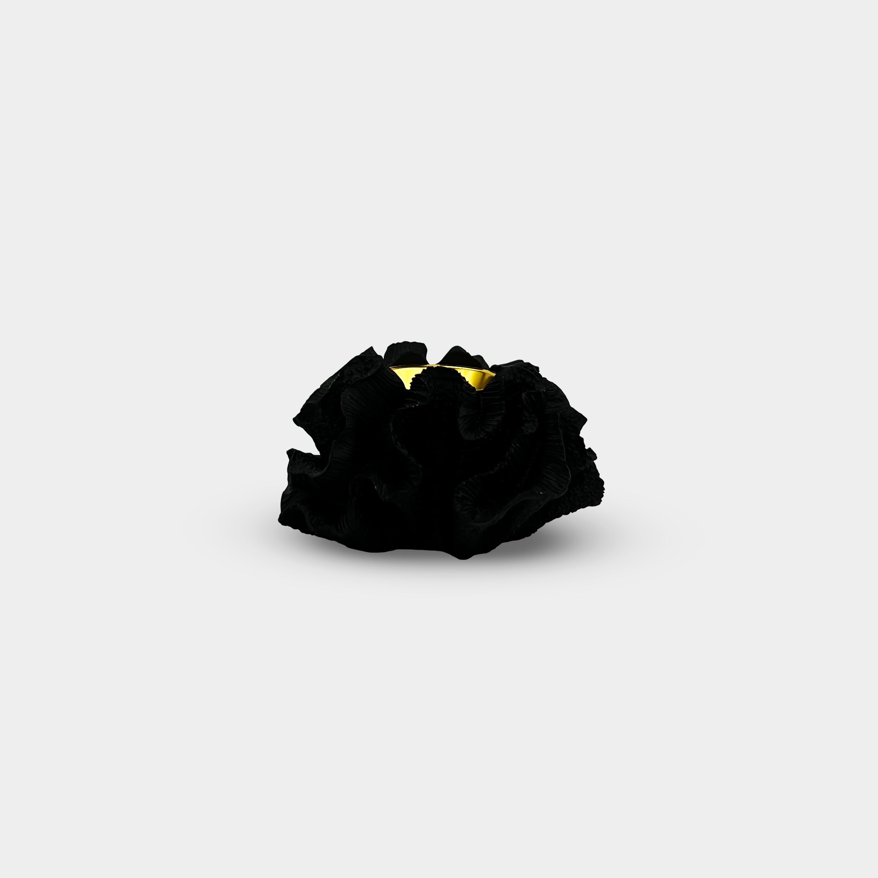 Black Ruffle Incense Burner
