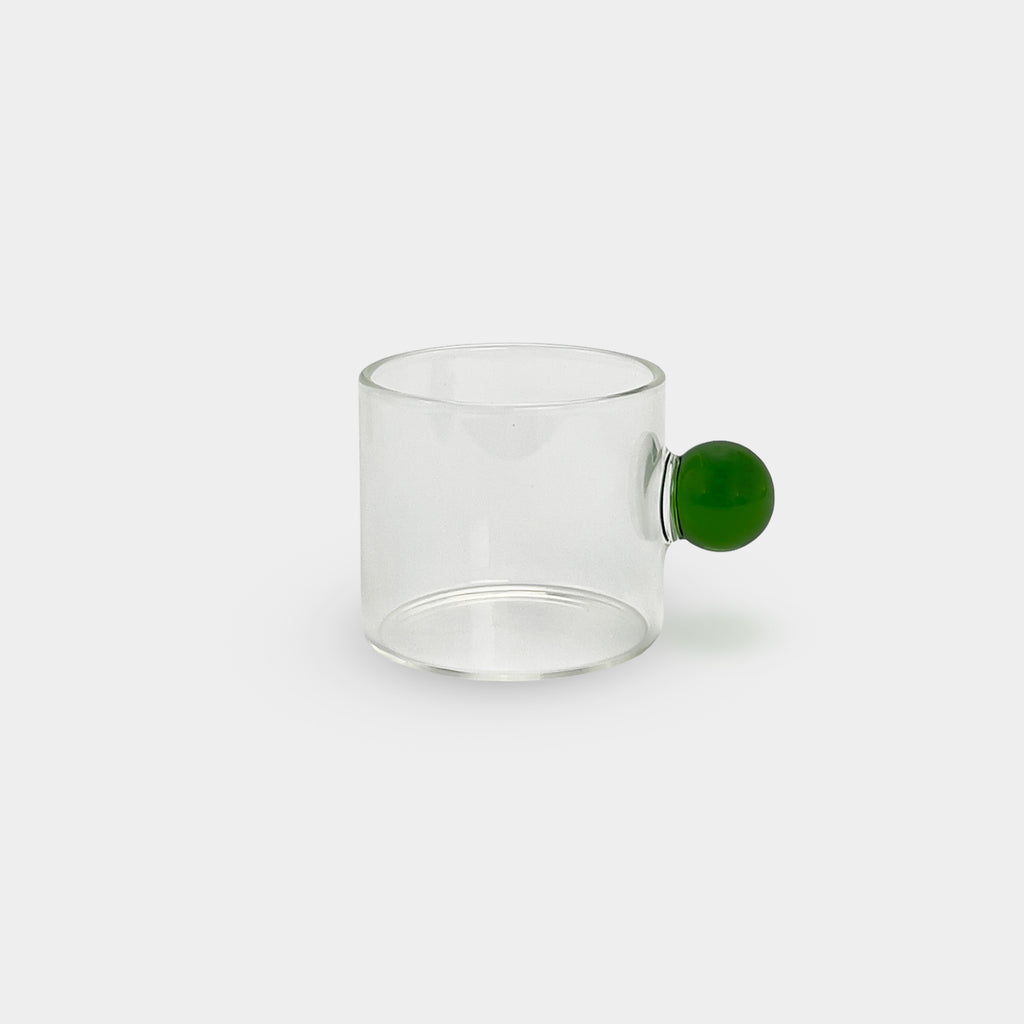 Glass Sphere Coffee & Tea Cup Set of 6