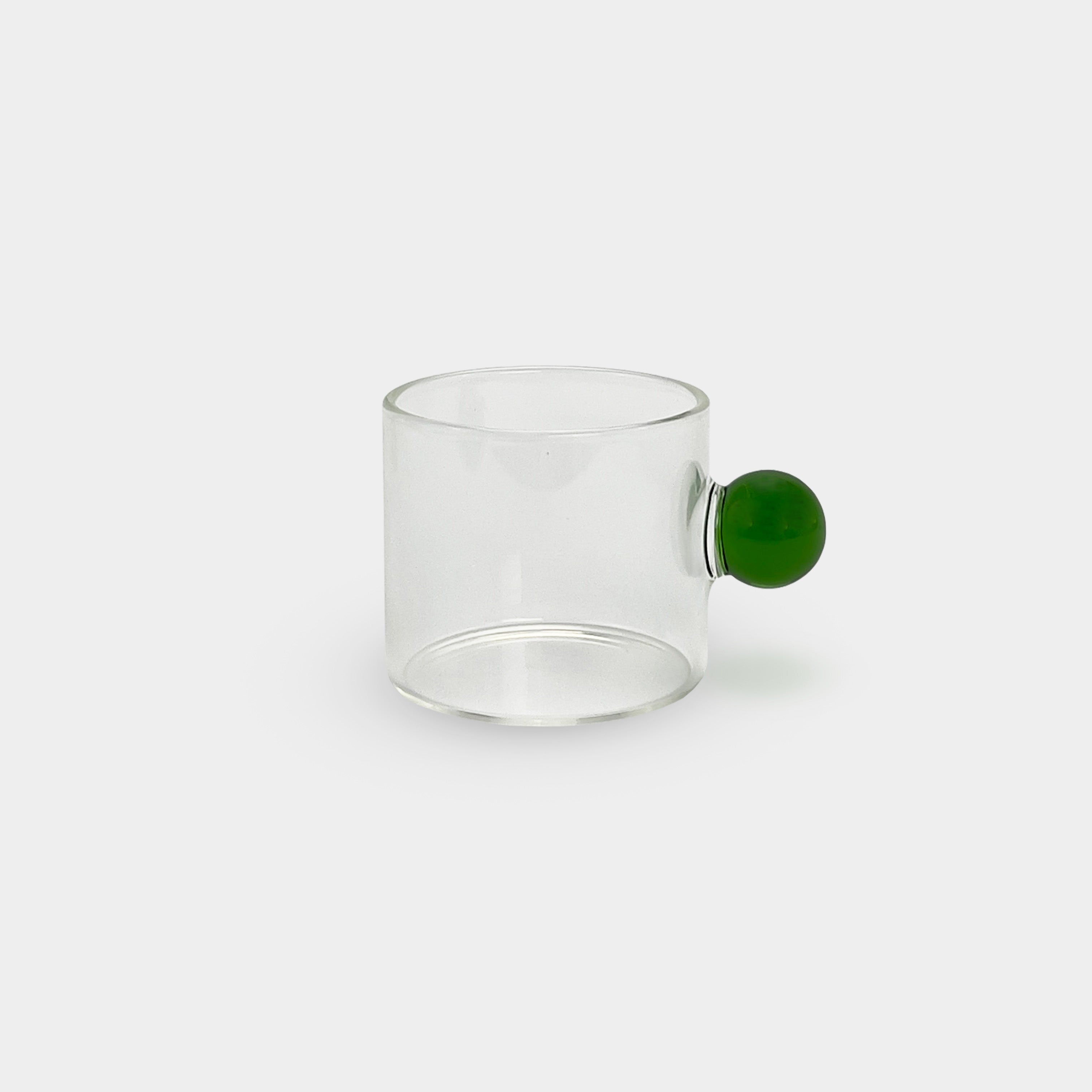 Glass Sphere Coffee & Tea Cup Set of 6
