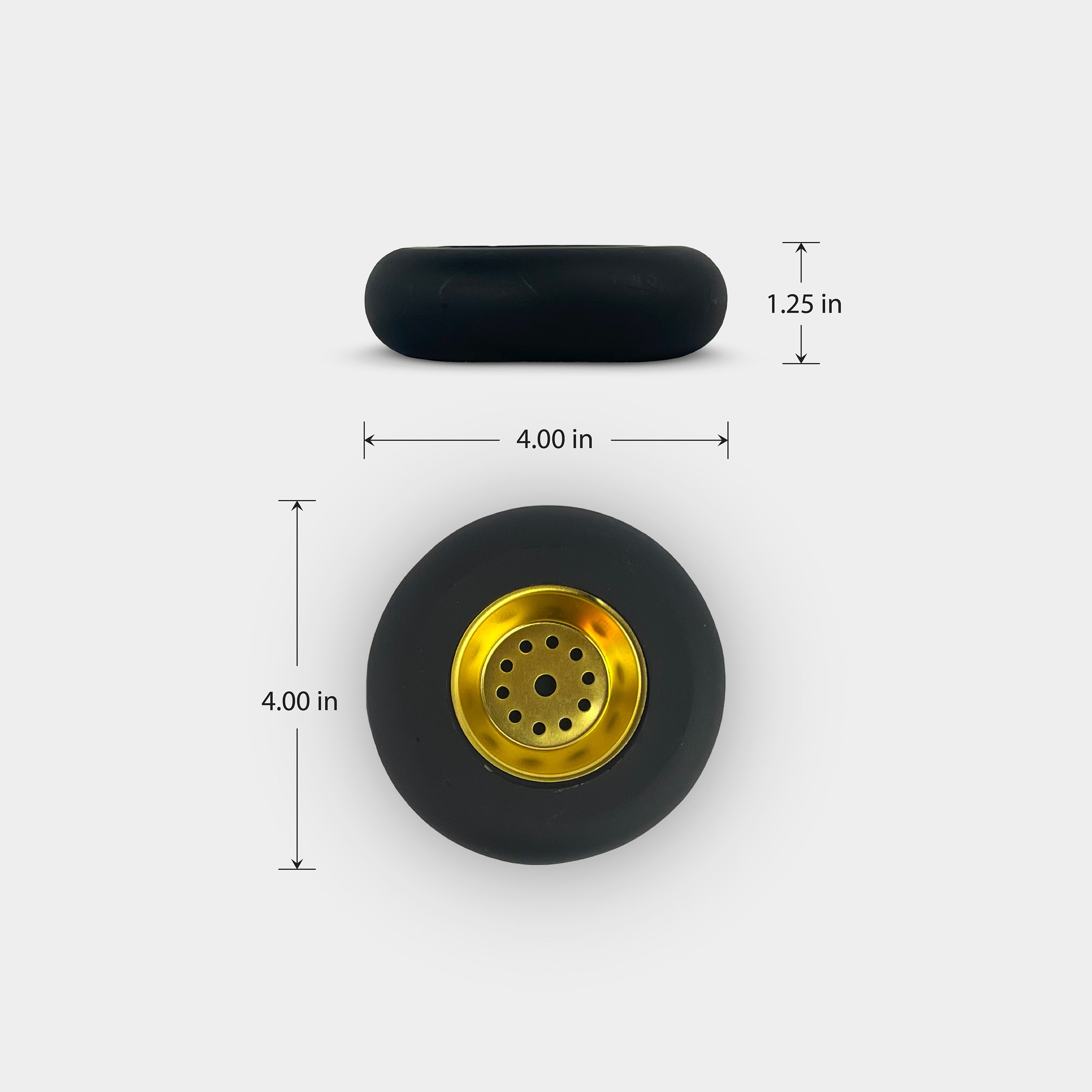 Serenity Ring Black Incense Burner