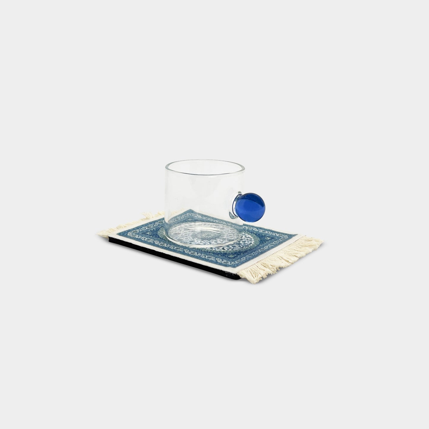 Blue Mug Rug Coasters (Pack of 4)