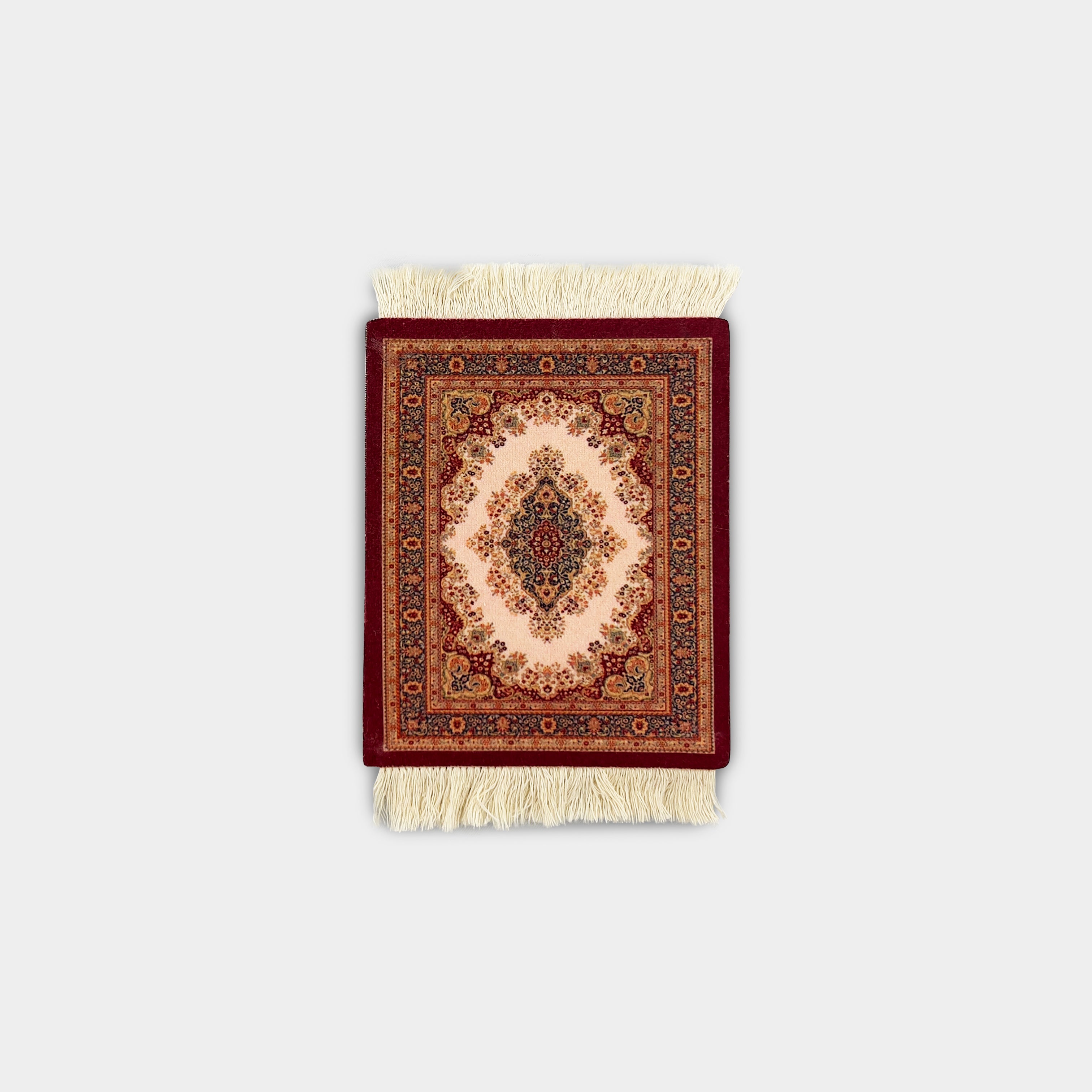 Red Mug Rug Coasters (Pack of 4)