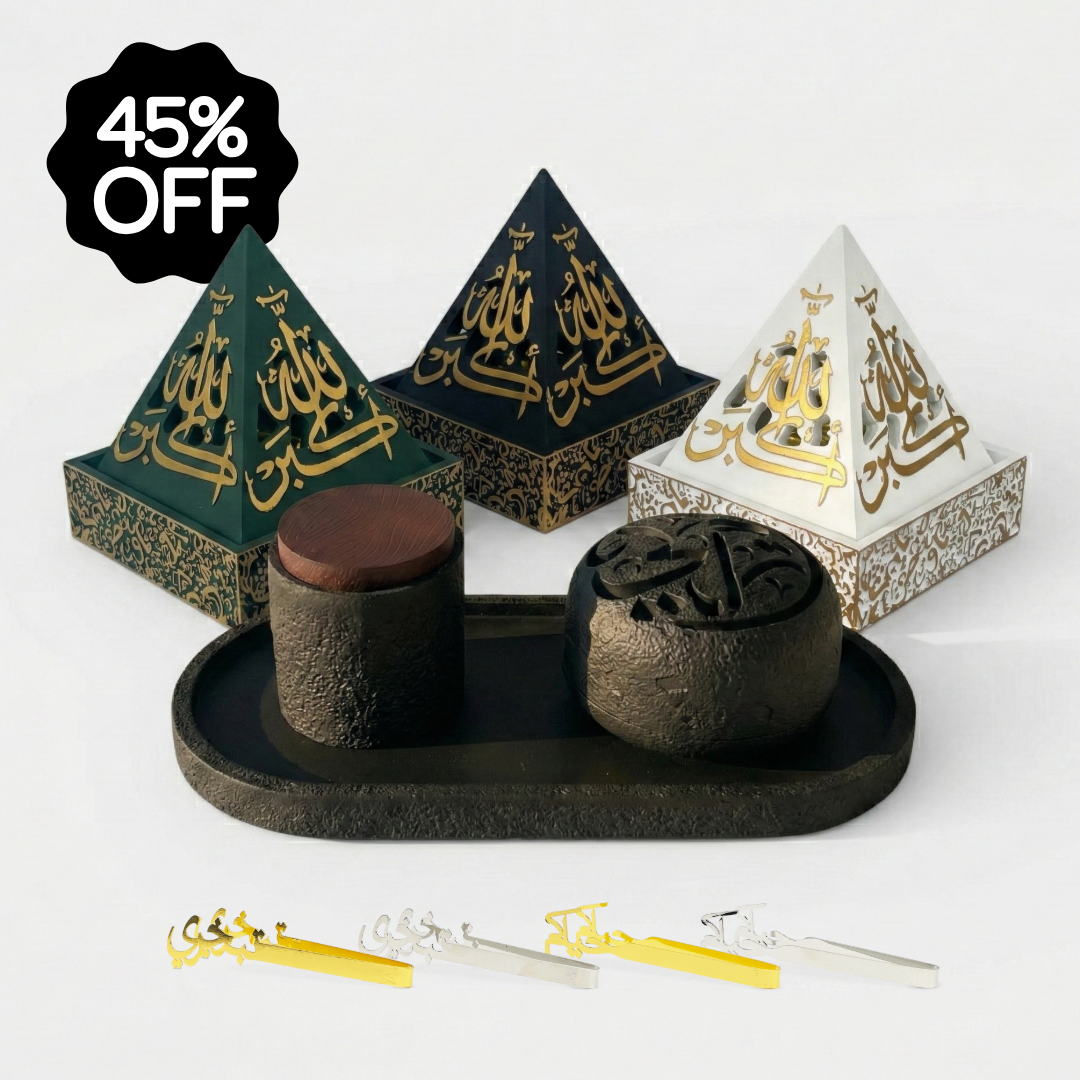 4 Burners + 4 Tongs Bundle: The Heritage Calligraphy & Accessories Collection (45% OFF)