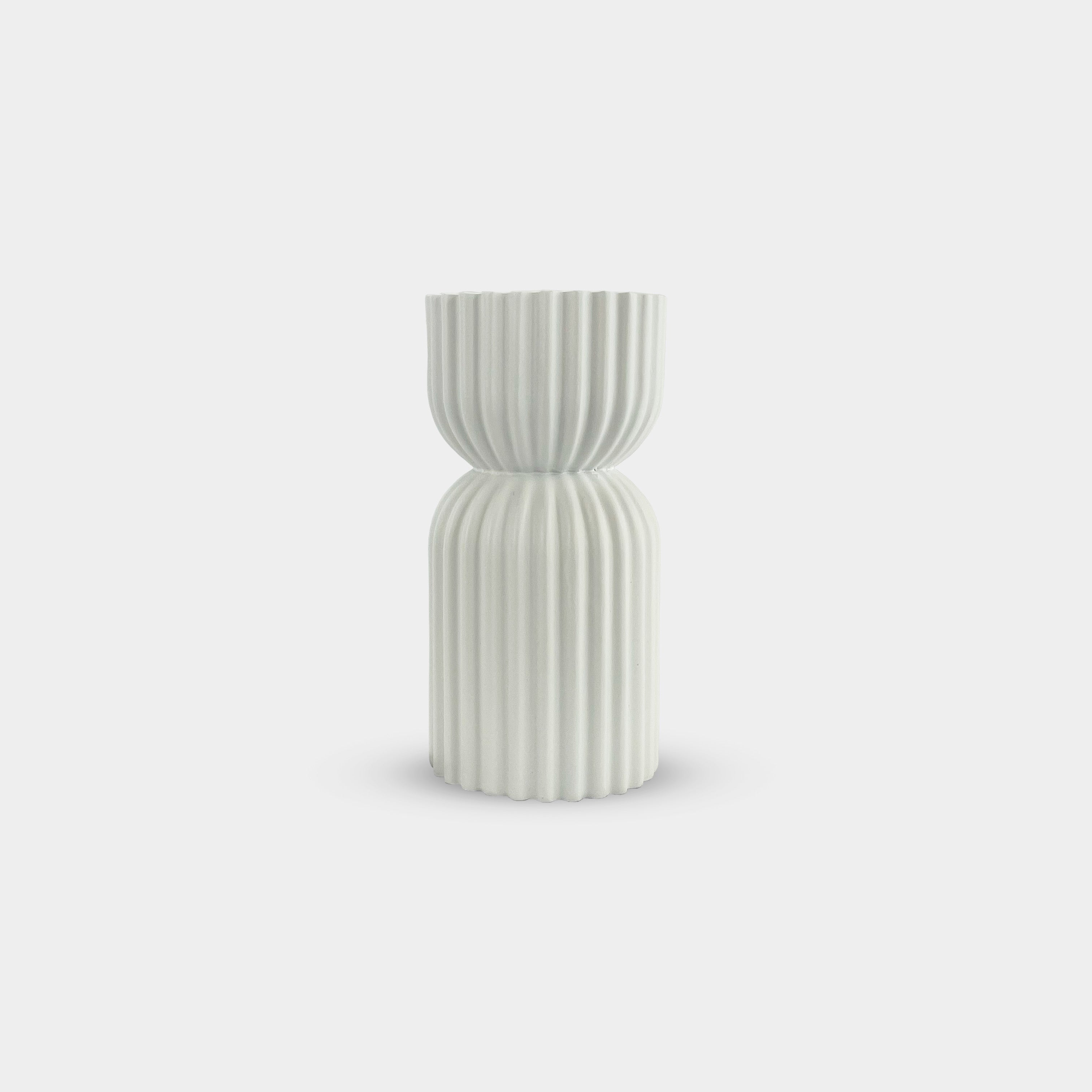 Cylindrical White Incense Burner